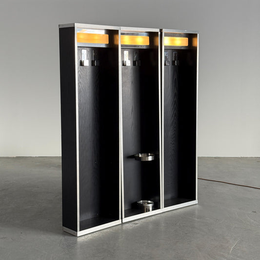 Vintage Garderobe mit Beleuchtung für Italien Vintage 1970er, freistehend