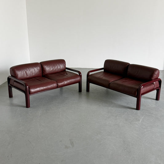 Vintage Sofa Orsay von Gae Aulenti für Knoll International Schwarz