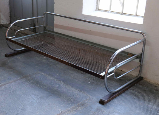 Vintage Bauhaus Stahlrohr Daybed
