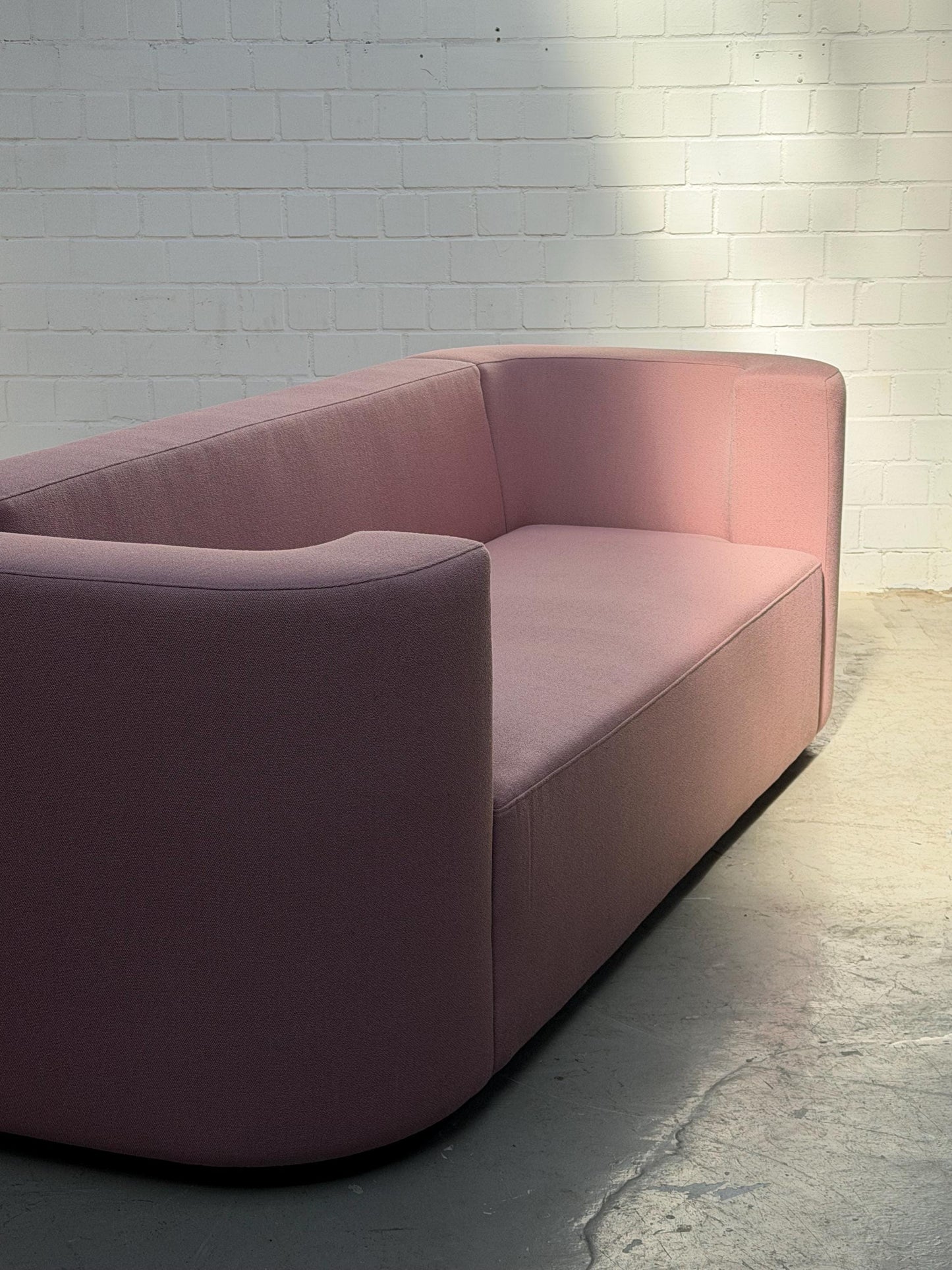 Vintage Sofa "VP168" von Verner Panton für Verpan, Blush Rose Pink, Kvadrat Vidar