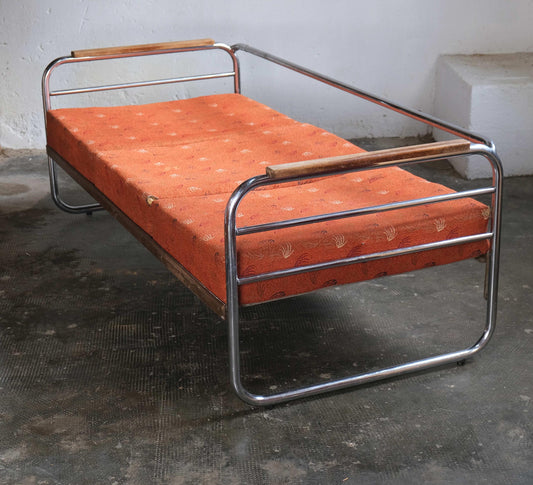 Bauhaus Sofagestell aus verchromtem Stahlrohr