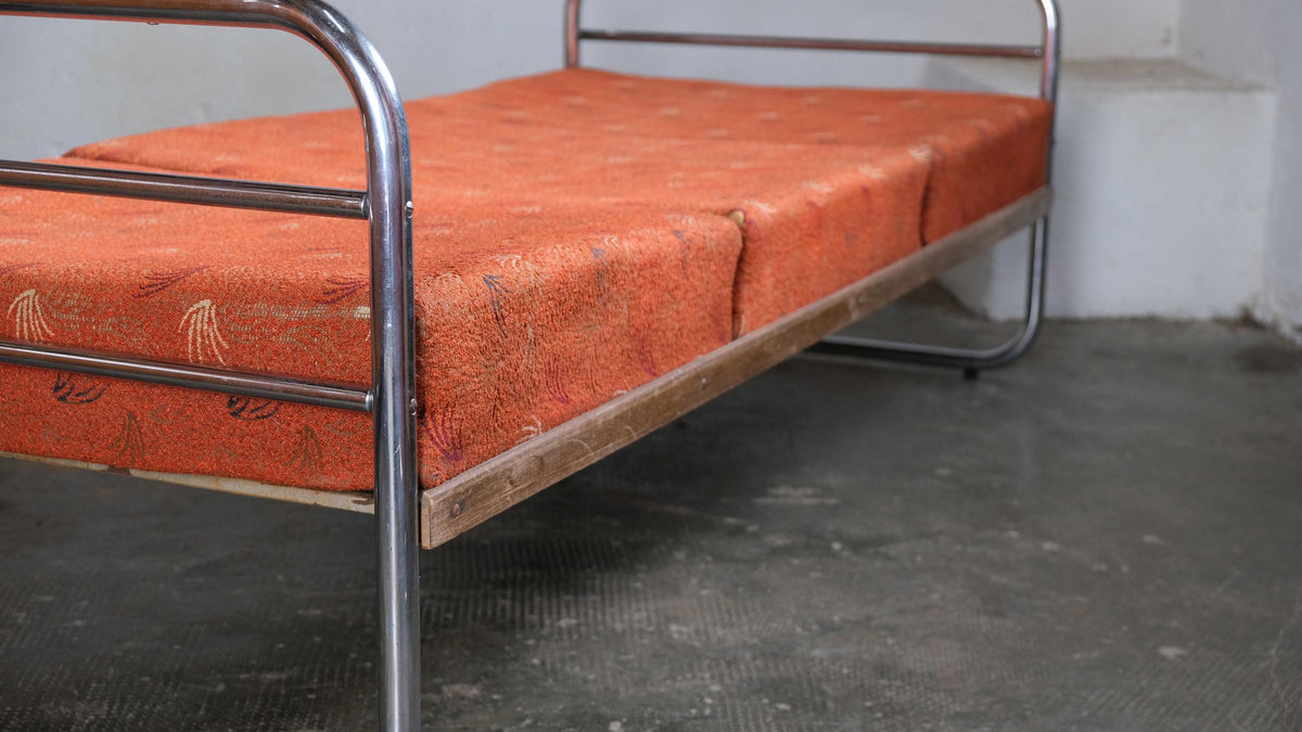 Bauhaus Sofagestell aus verchromtem Stahlrohr