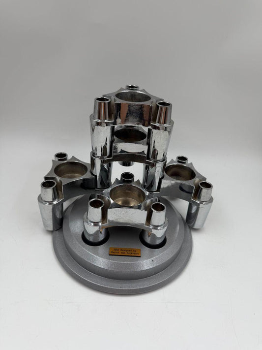 Vintage Kerzenhalter Modular von Marten van Kerkvoort, Aluminium Silber