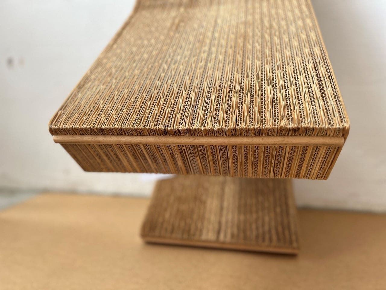 Vintage chair Easy Edges by Frank O. Gehry for Vitra brown