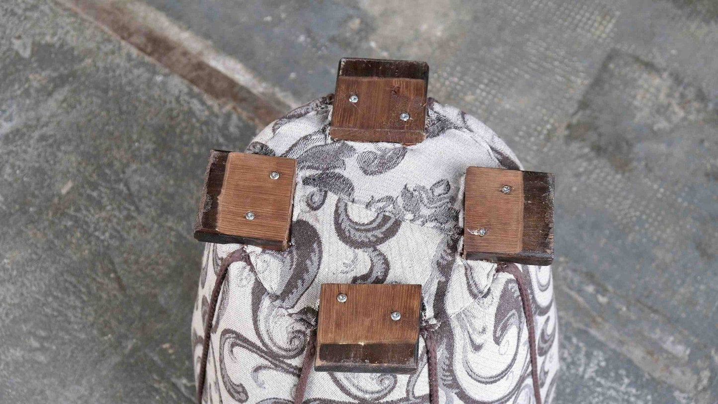 Pouf Art Déco Vintage par Jindrich Halabala