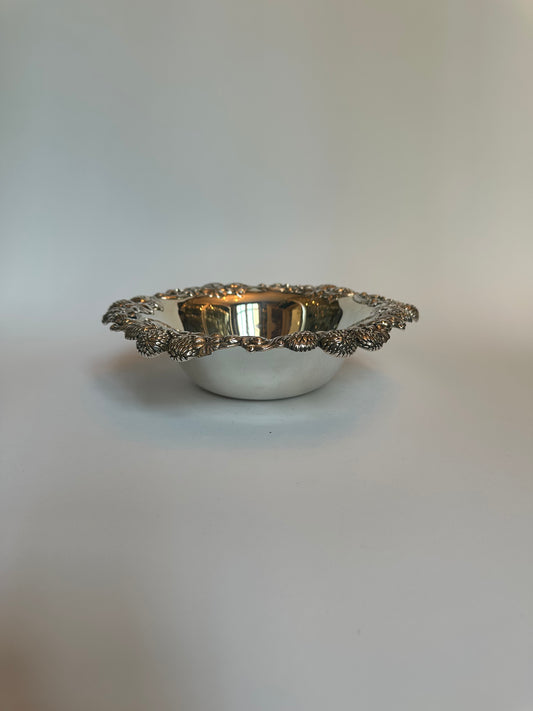 Vintage Silver Bowl Chrysanthemum Sterling 925 by Tiffany & Co.