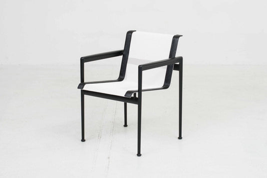 Fauteuil Vintage de Richard Schultz pour Knoll International Noir et Blanc