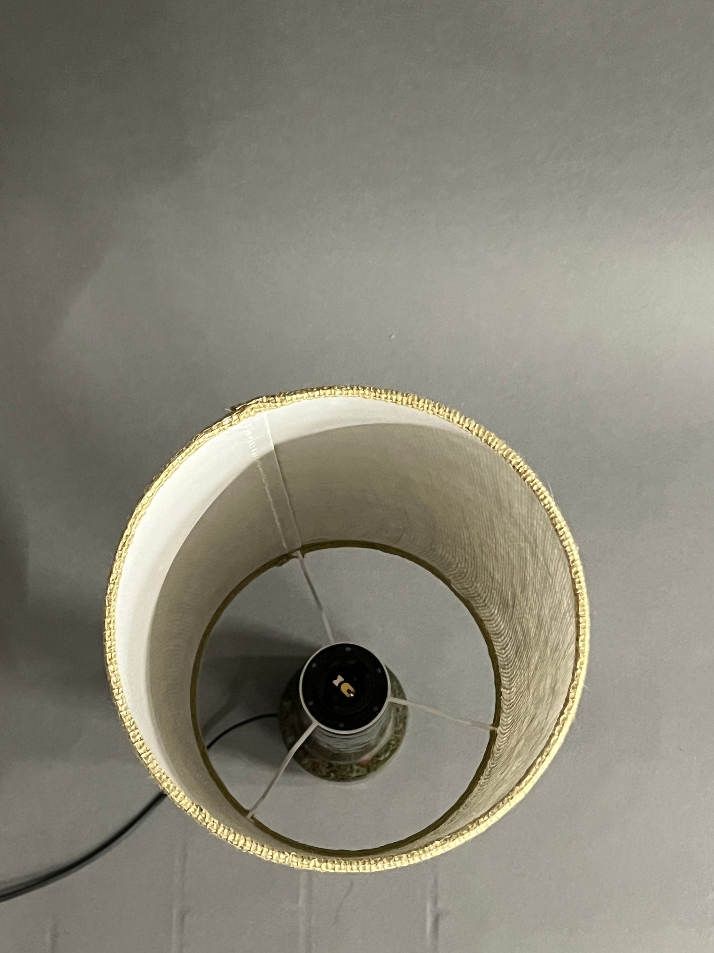 Tischlampe Retro von HKLiving dunkler Fuss