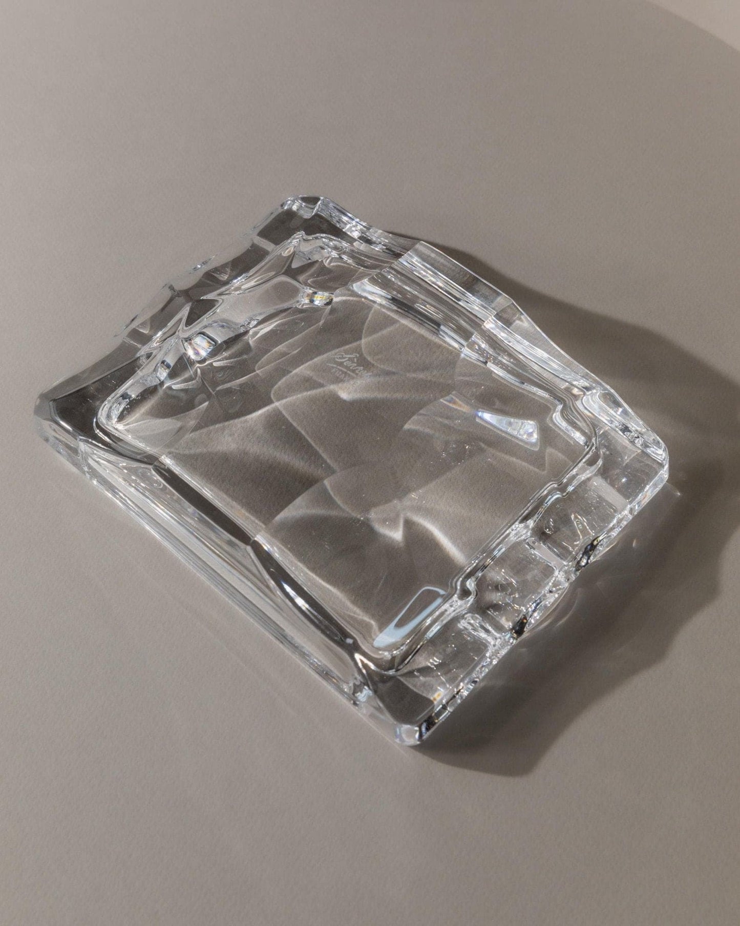 Vintage Kristallaschenbecher von Sevres Frankreich 1970er