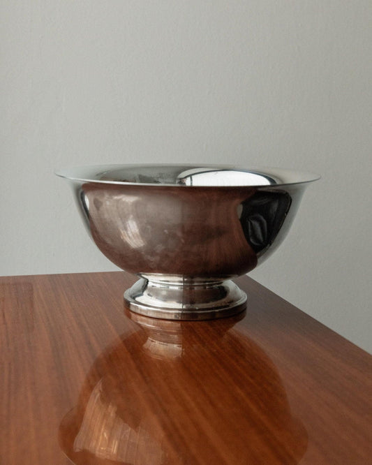 Vintage Schale versilbert Italien 1960er Jahre