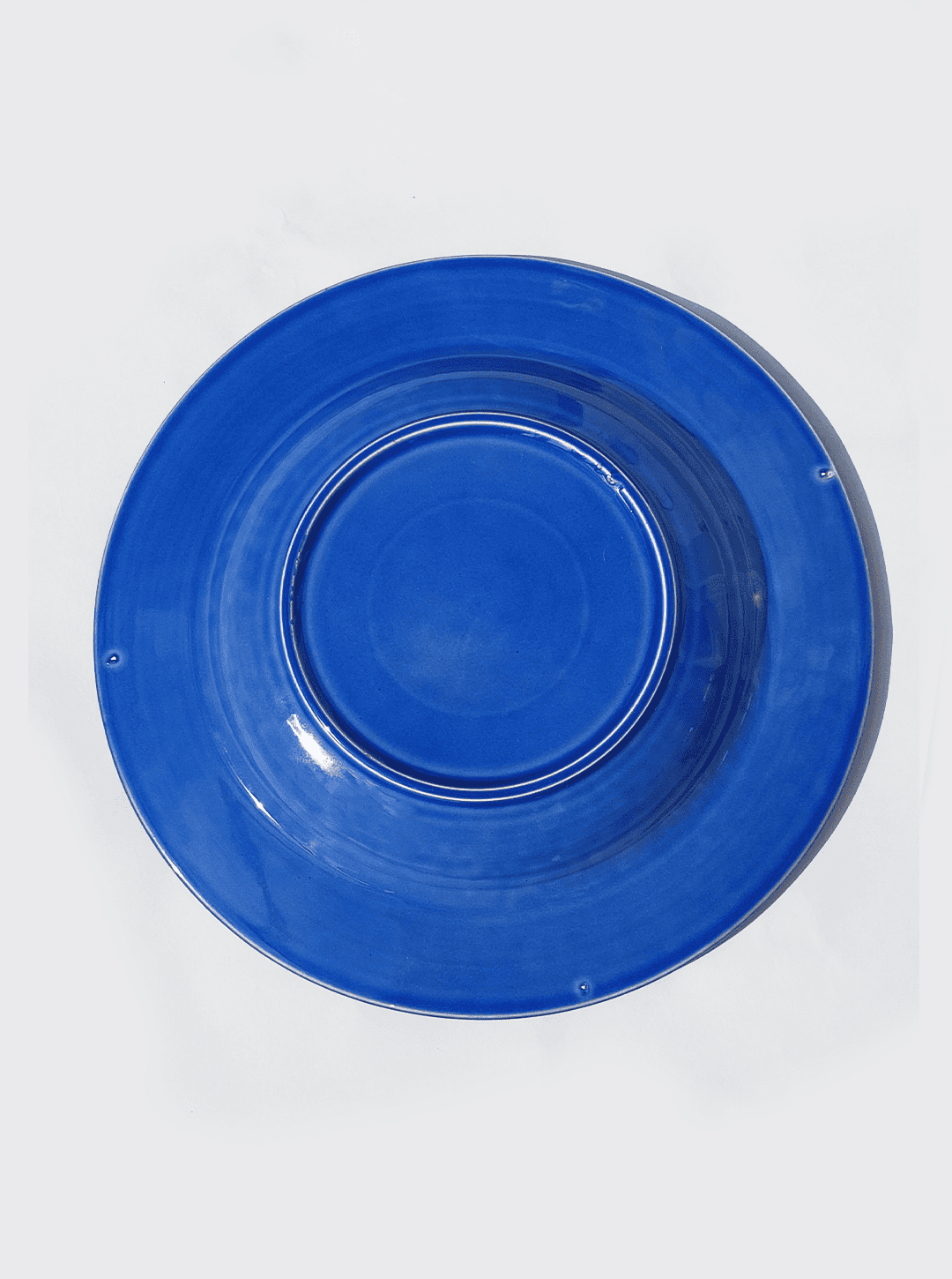 Bol vintage en céramique bleu, lot de 4