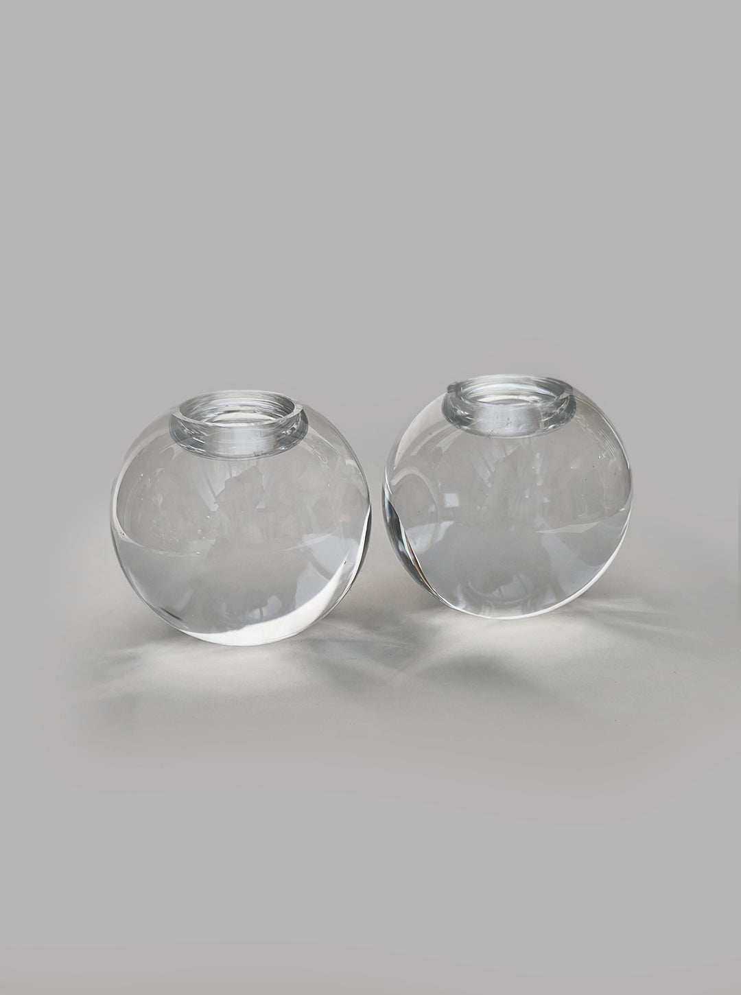 Vintage Kerzenhalter aus Kristall