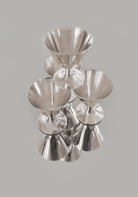 Vintage Dessert Cup by Christofle for Christofle Silver Silver-plated metal Set of 6