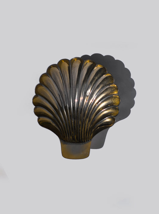 Vintage Schale "Shell" aus Messing