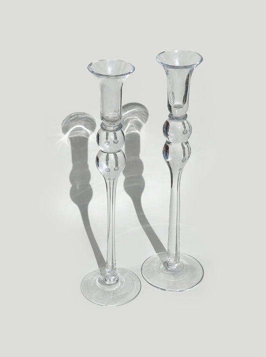 Vintage Kerzenhalter Kristall