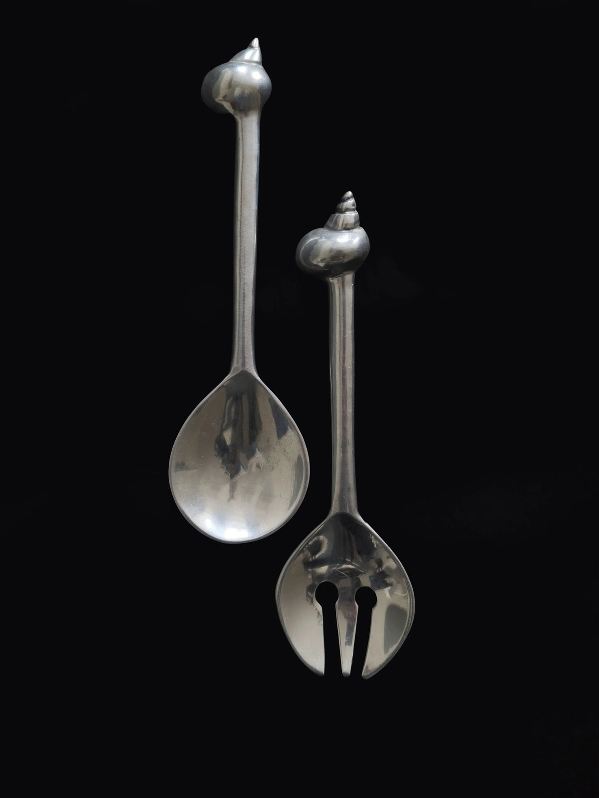 Set von 2 Salatservierer mit Muschel-Design
