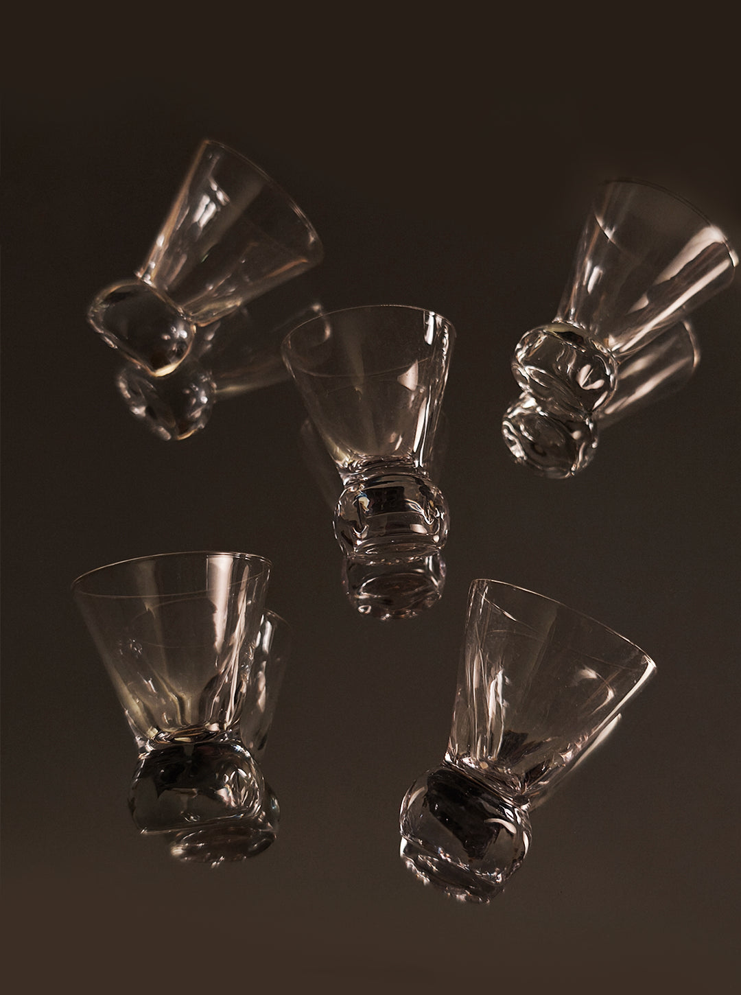 Vintage Likörglas Set von 5