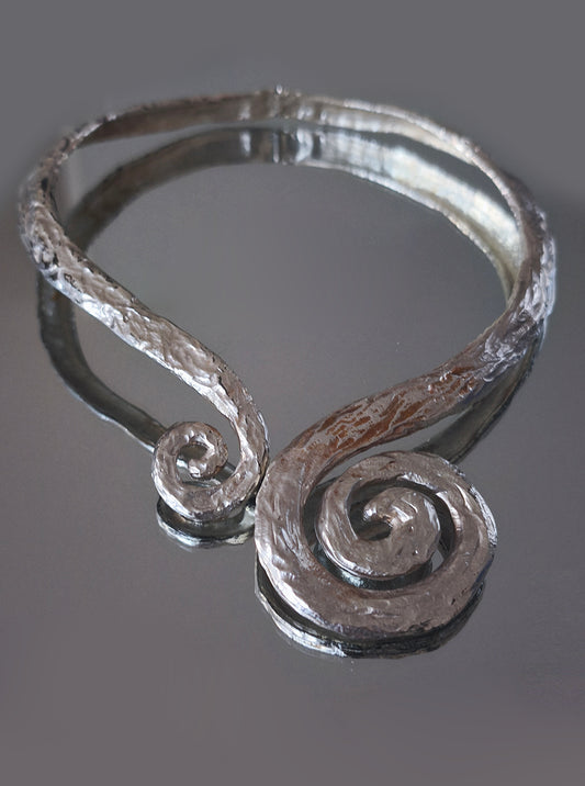 Vintage Halskette Spiral