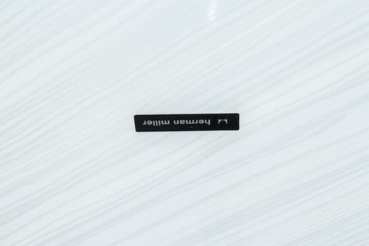 Vintage Couchtisch von Charles und Ray Eames für Herman Miller weiß schwarz silber