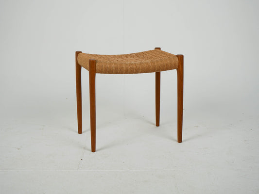 Vintage Hocker "Modell 80A" von Niels Otto Møller für JL Møller Møbelfabrik aus Teak