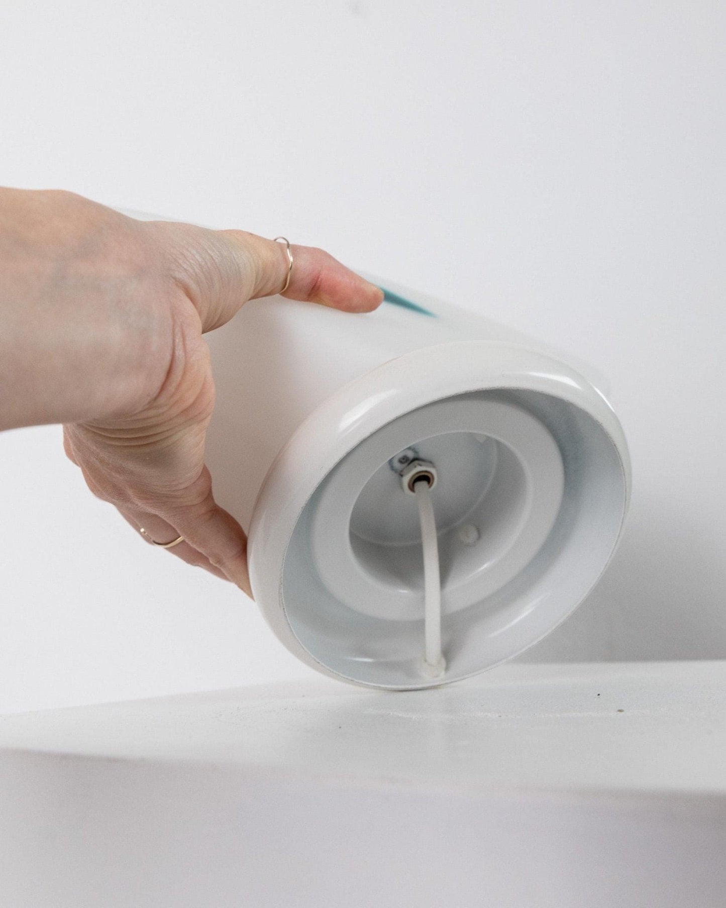 Lampe de table vintage en verre de Murano, style Memphis postmoderne, Italie, années 1980