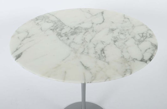 Vintage Beistelltisch Tulip von Eero Saarinen für Knoll International Marmor