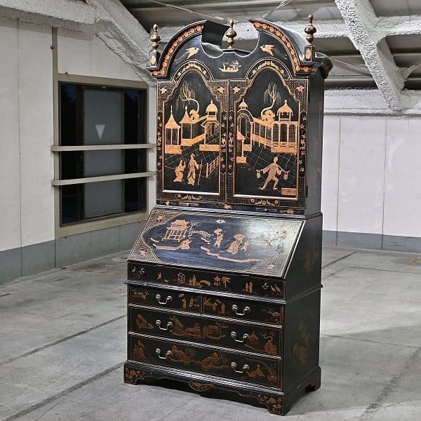 Vintage Kabinett von Maitland-Smith, Chinoiserie, Schreibtischfunktion, gebraucht