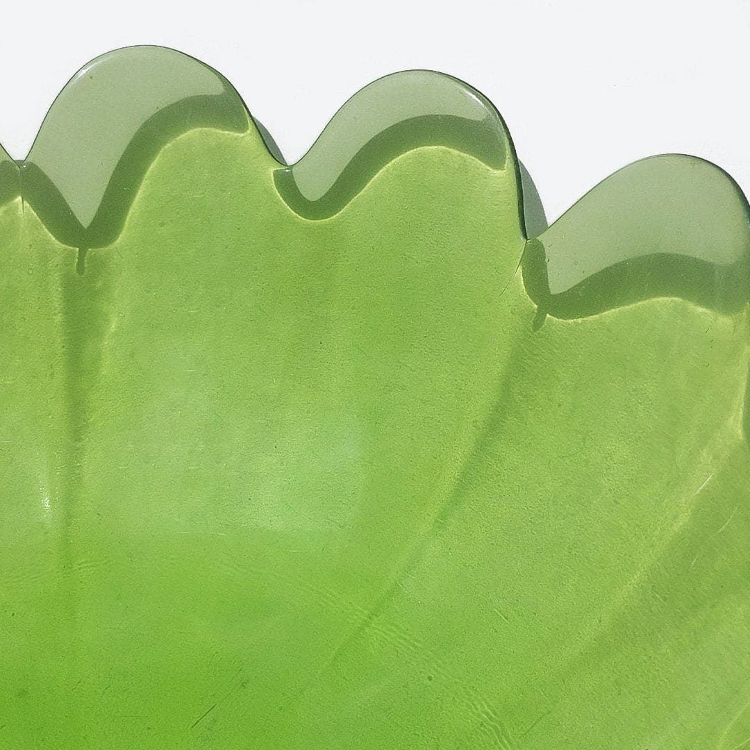 Vintage Bowl Petal Design Anise Green