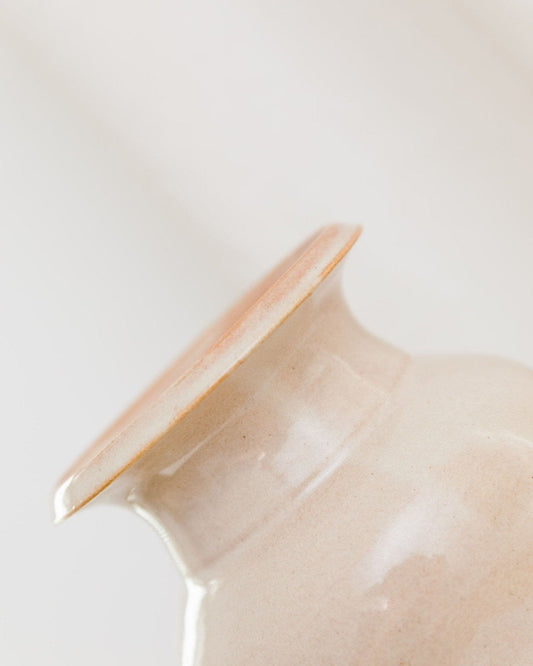 Vintage ceramic vase by Matthias Jäkel Naunhof 80s