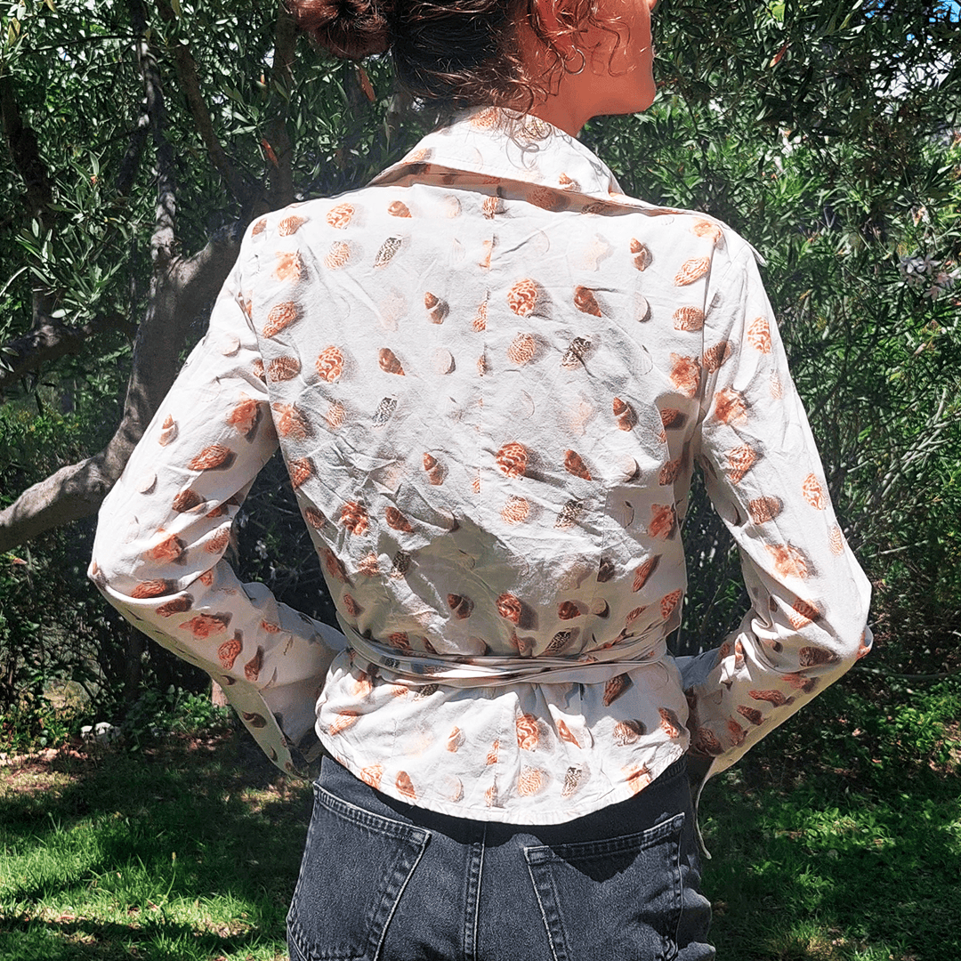 Vintage Cache Coeur Coquillages White Size S