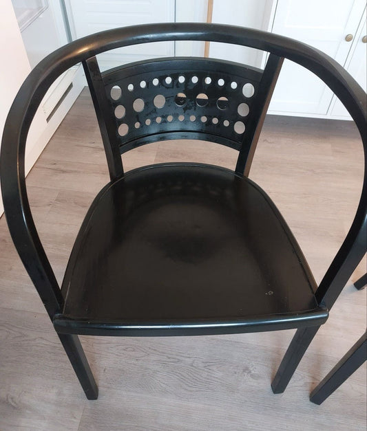 Vintage chair by Otto Wagner for Thonet black