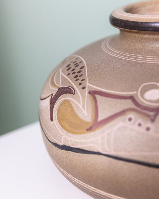 Vintage vase by Cianciolo Noma Messina 1960 mid century design