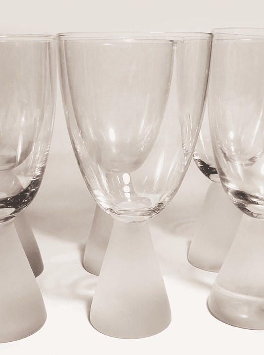 Vintage wine glass Tam Tam by Tam Tam Transparent, opaque Set of 6