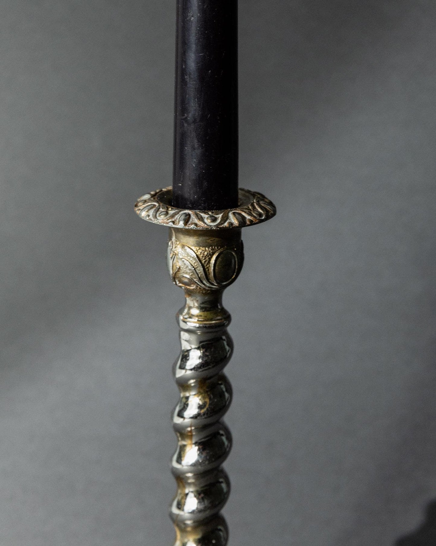 Vintage Kerzenhalter Twisted Victorian Design England zeitlos elegant