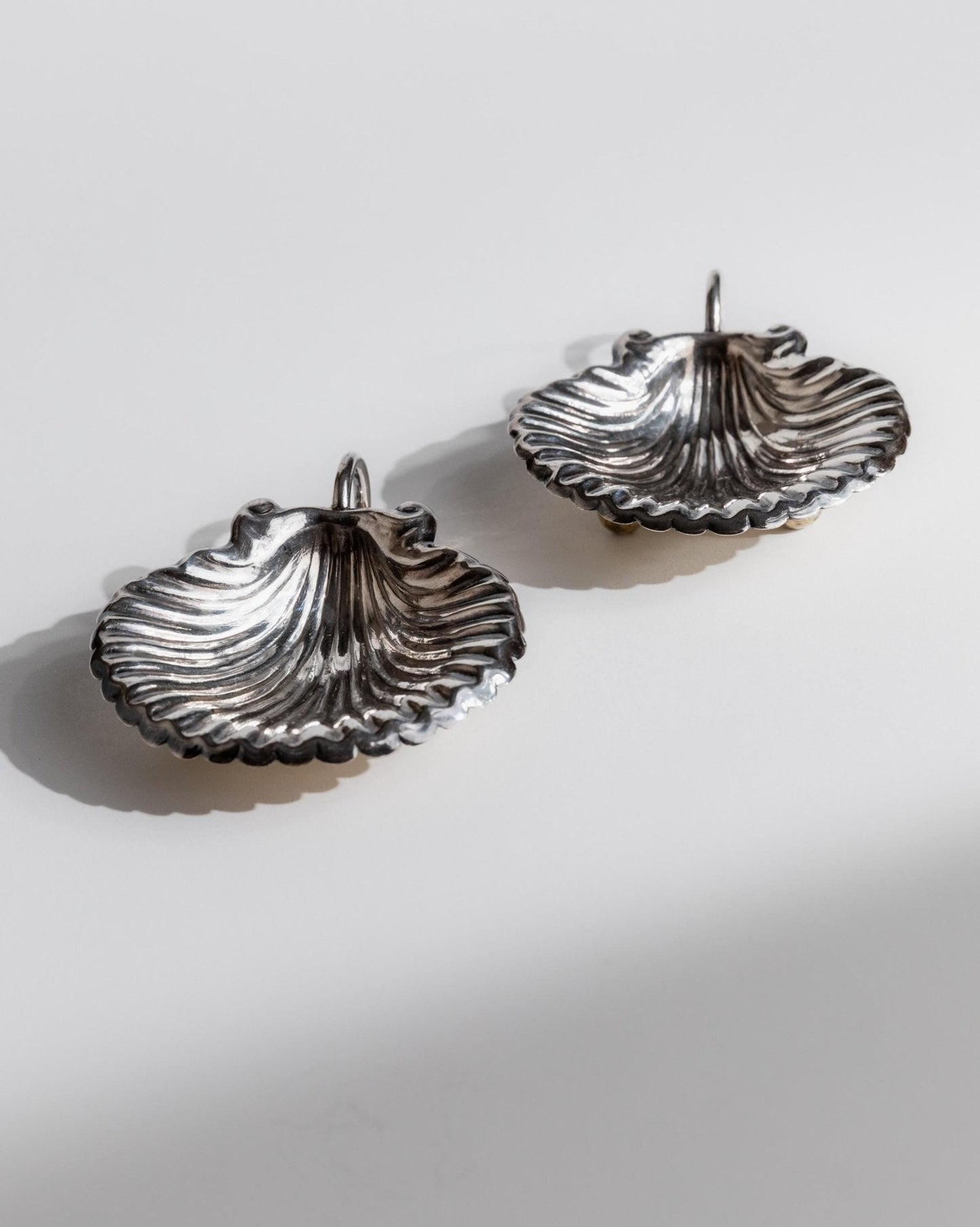 Vintage Schale Set von 2 Muschel Design italienisch, Tischdeko, Geschenkidee