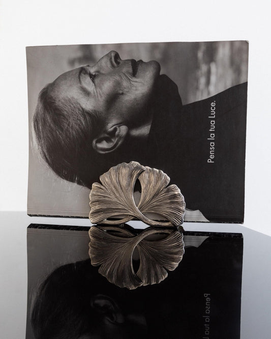 Vintage Halter Ginkgo-Motiv von Silea