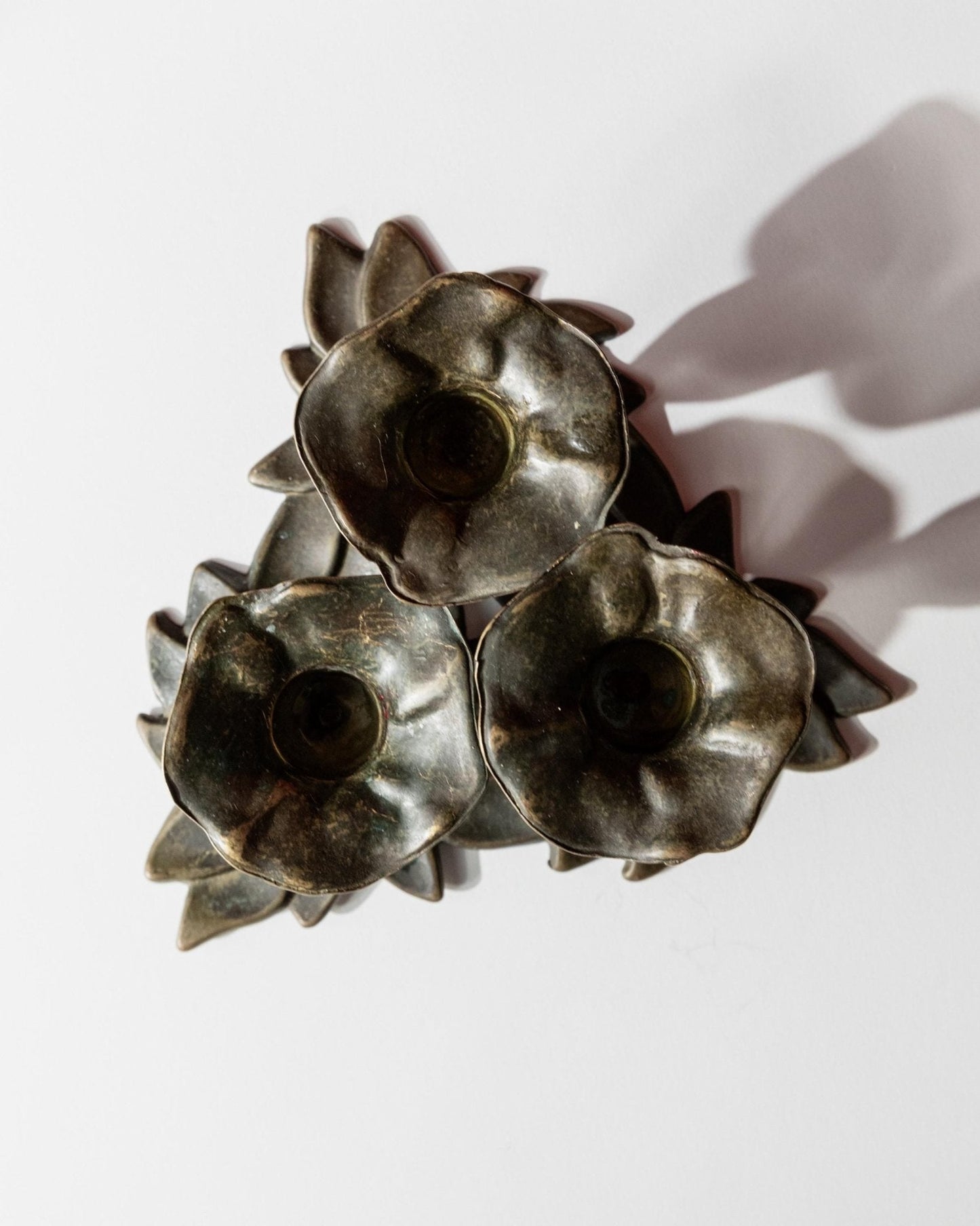 Vintage Kerzenhalter 3-armig von Carl Frederik Christiansen