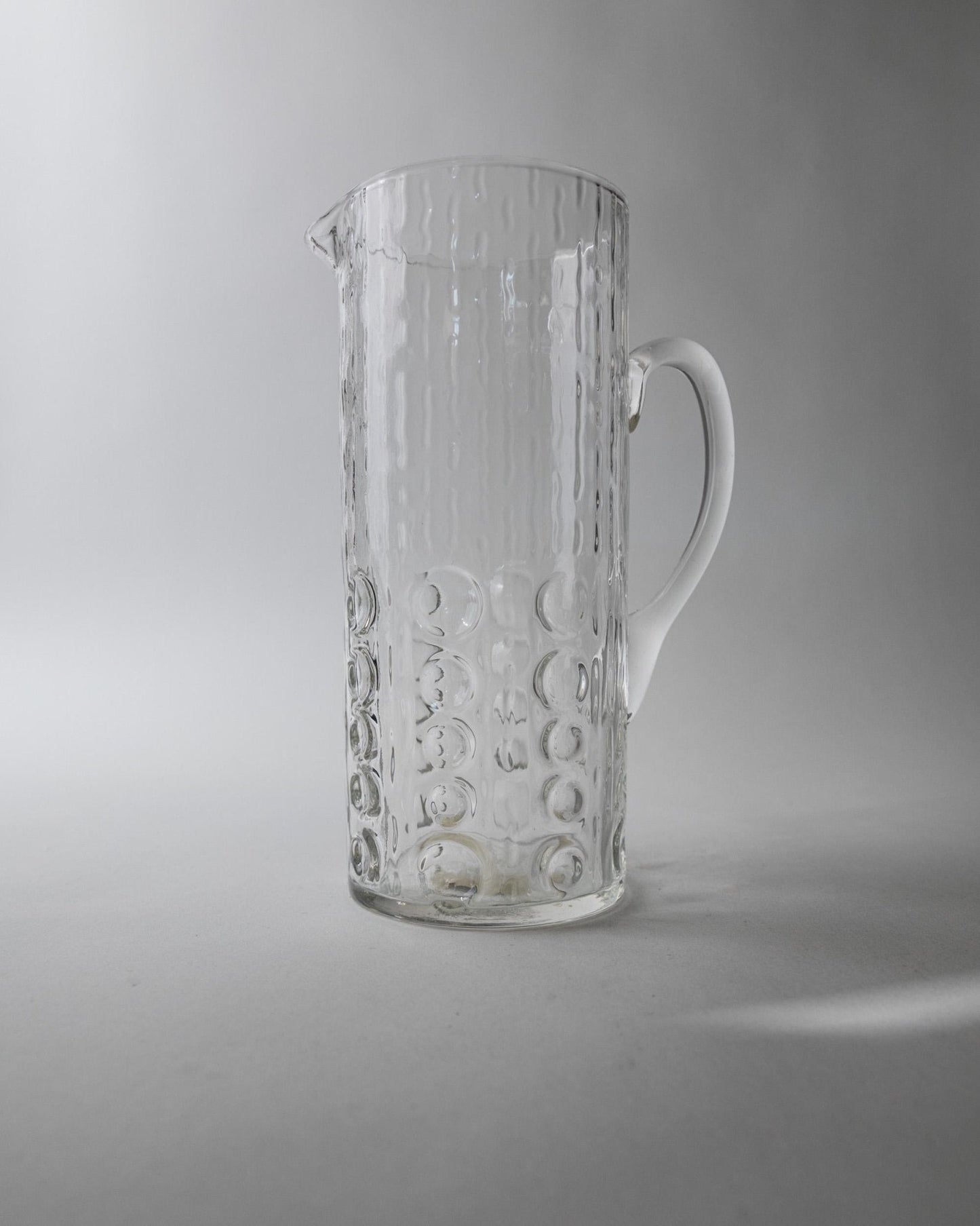 Vintage Glaskrug "Bubble Glass" von JH Elegance, Belgien