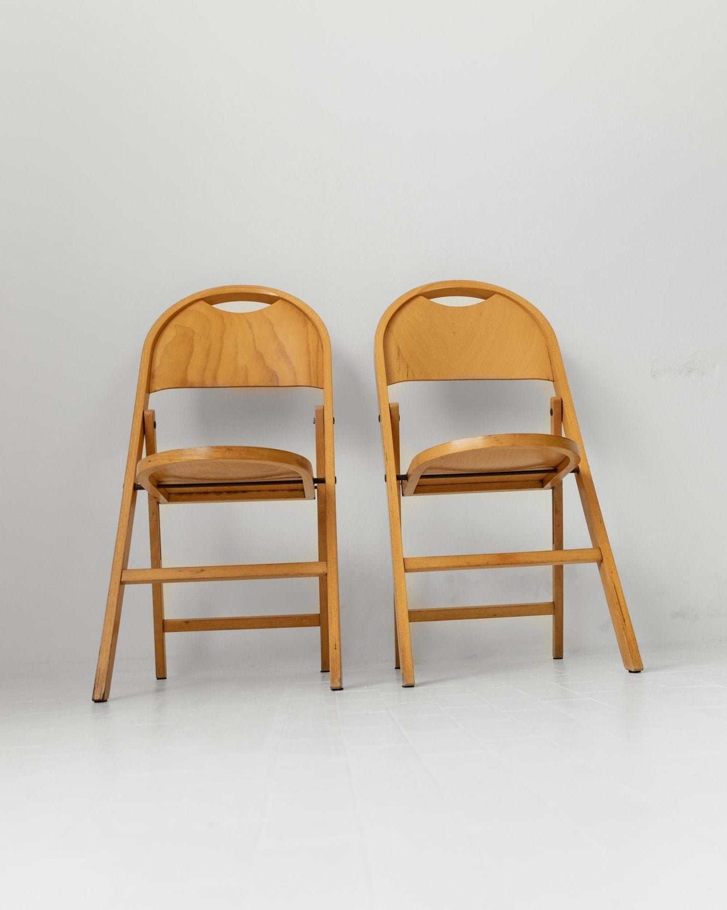 Set von 2 Vintage Klappstuhl "Tric" von Achille und Pier Giacomo Castiglioni für Bernini