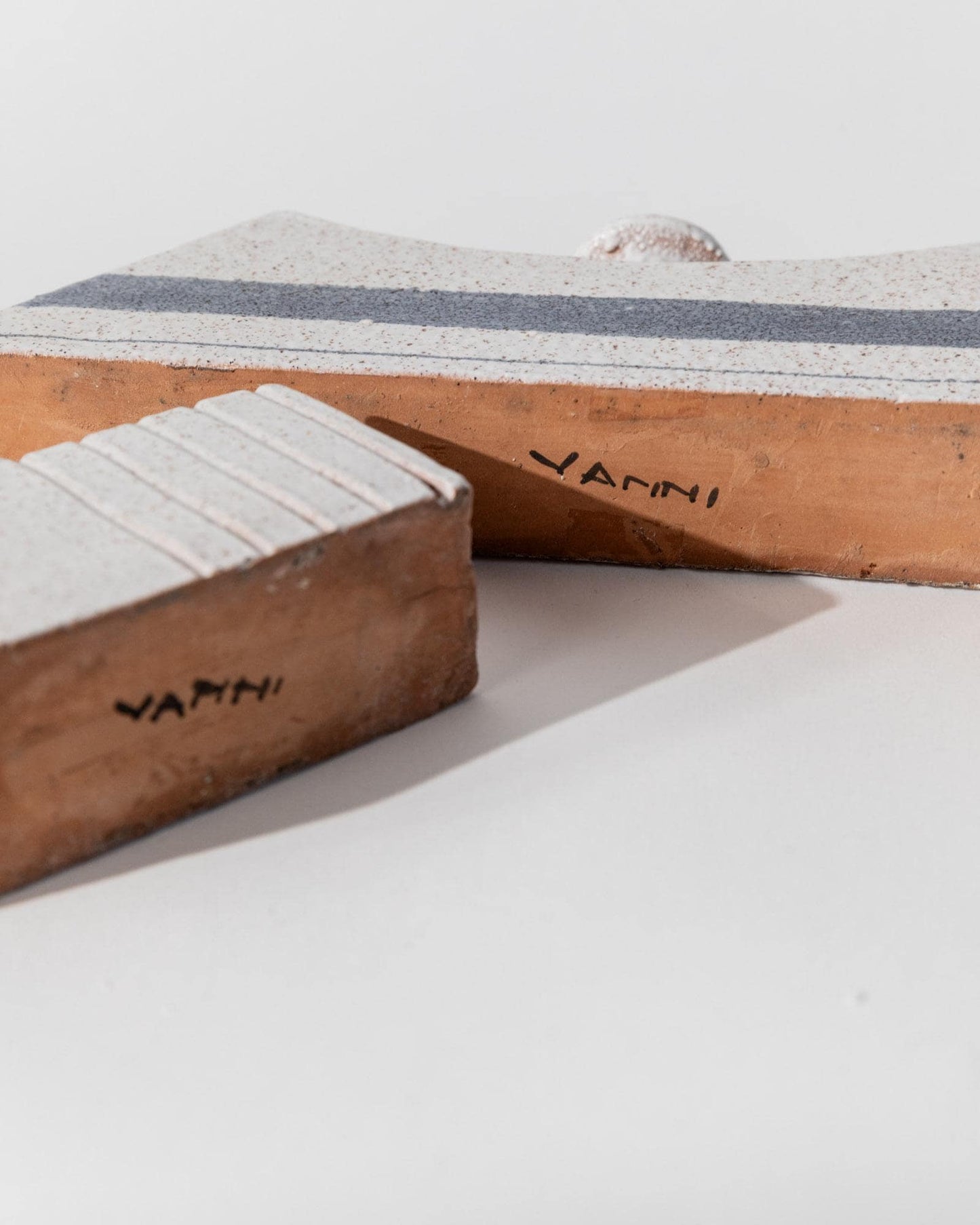 Vintage Vase Set von 2 Geometric von Vanni