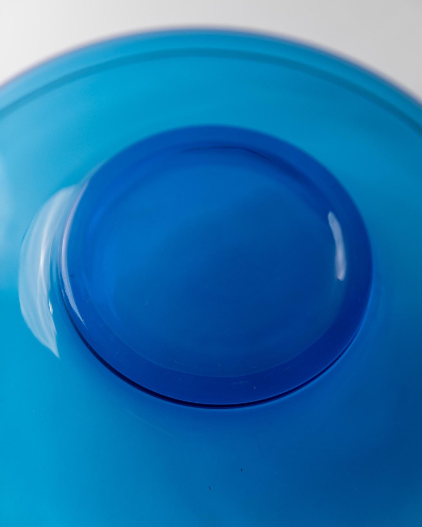 Vintage Schale aus Murano Glas königsblau von Murano