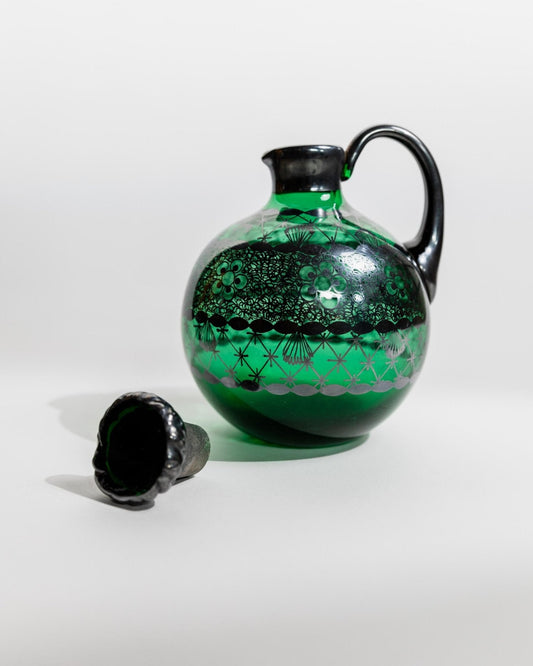 Vintage Likörset Murano Glas von Murano für Glass-Art Italy