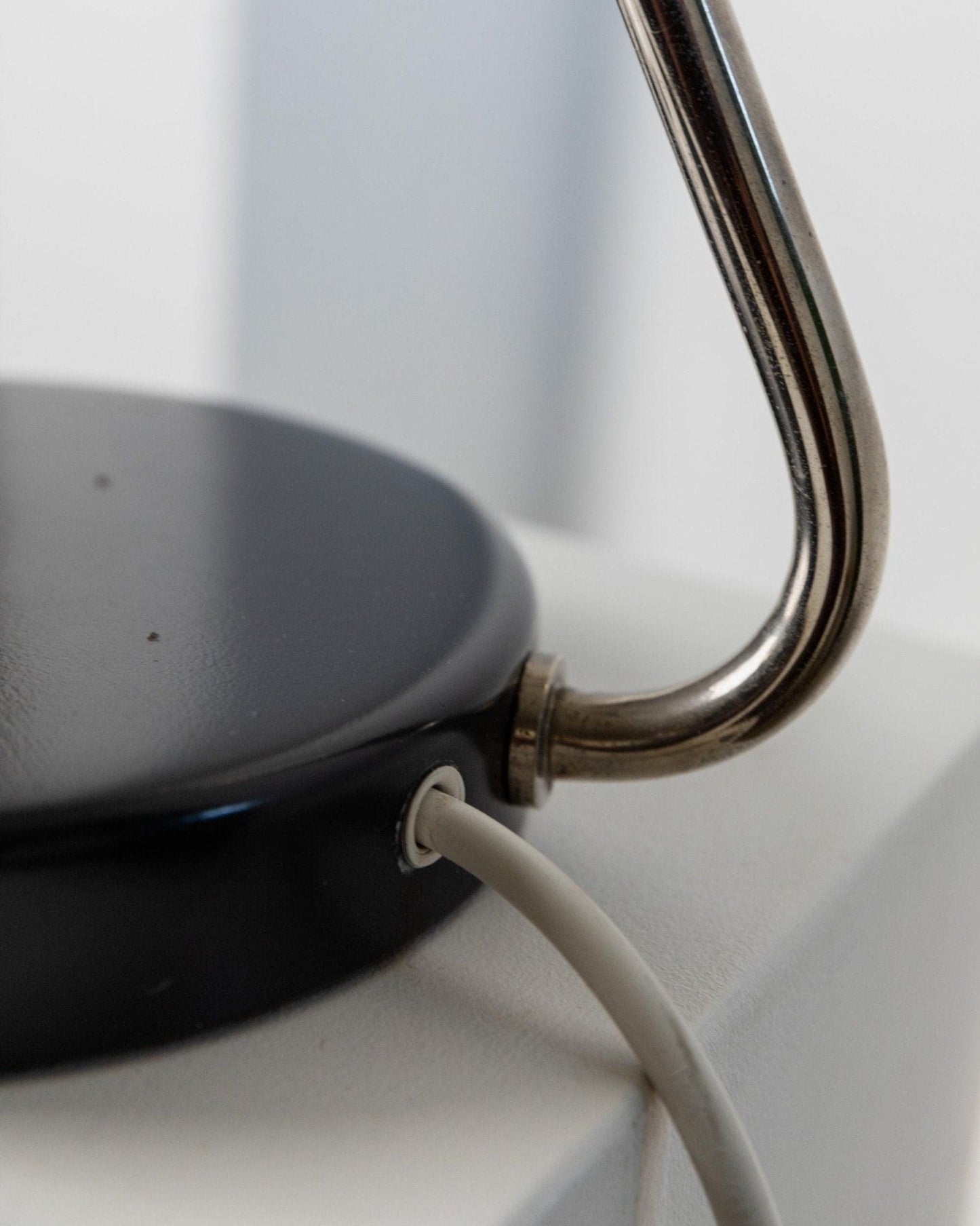 Vintage Tischlampe Anthrazit von Kaiser Idell für Kaiser Leuchten 1960er