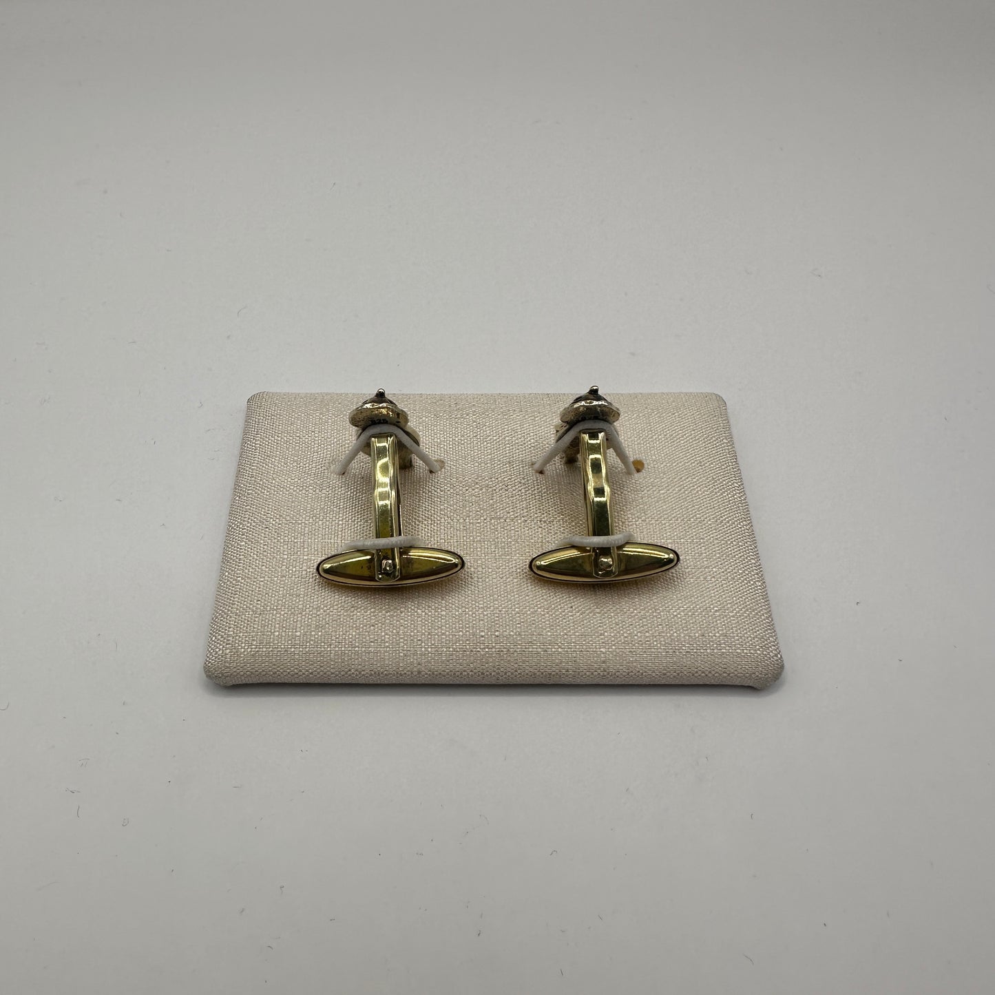 Vintage Manschettenknopf Heinzelmann/Kobold aus 925er Silber Set von 2