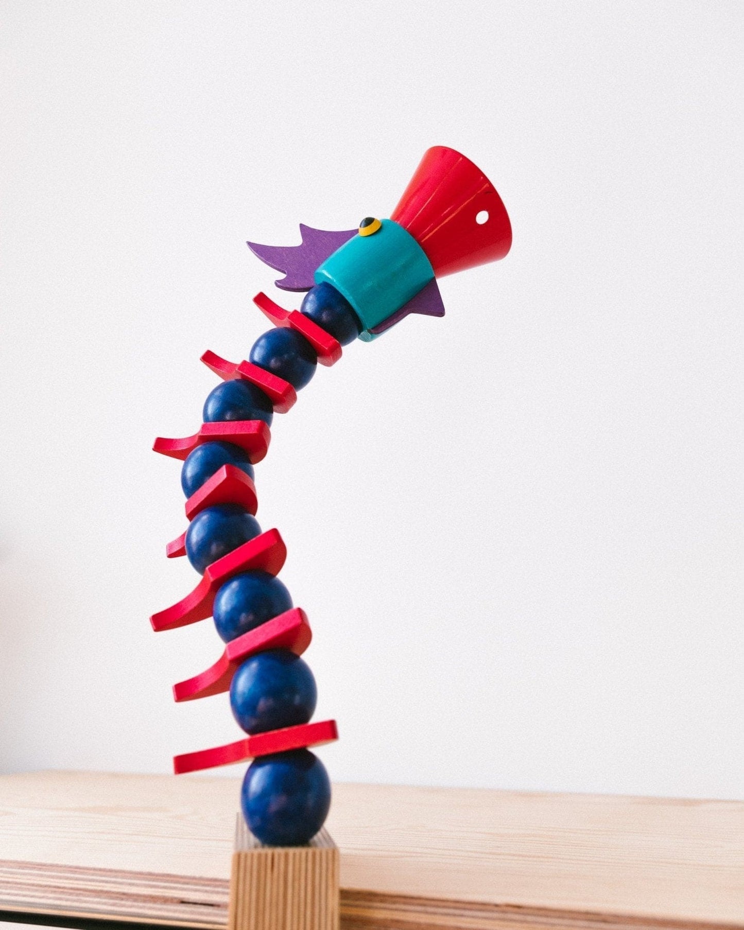 Lampe de bureau vintage style Memphis par Haba années 80-90