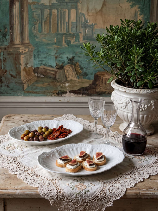 Vintage Schale im Rocaille-Stil von Chastagner Limoges