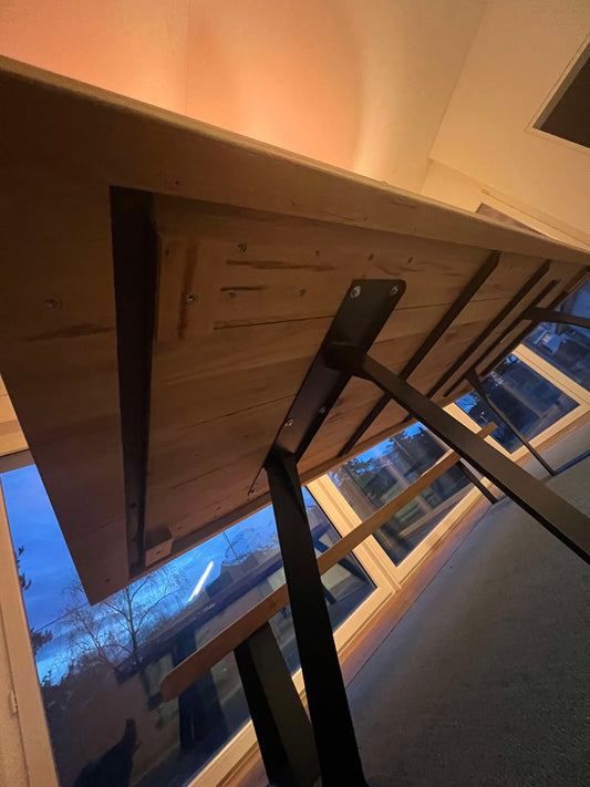 Vintage Esstisch aus Eiche Vollholz Pre-Loved