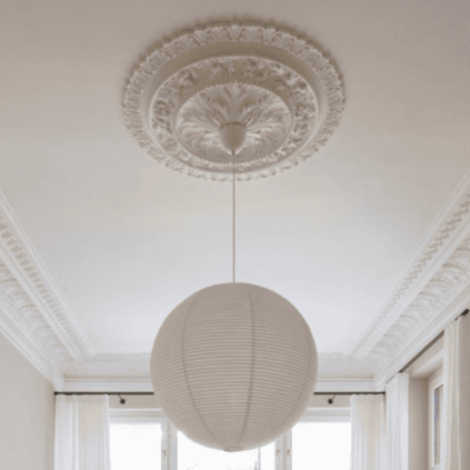 Reispapierlampe von Hay weiß 60 cm