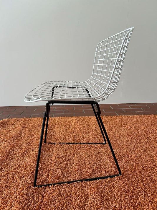 Vintage Bertoia Stuhl 420 von Knoll International weiß
