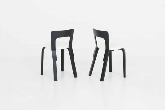 Alvar Aalto Chair 65 von Artek, im Zweierset - 2nd home